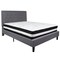 Flash Furniture Roxbury Queen Platform Bed Set, Lght Gray SL-BM-27-GG - alternate 5